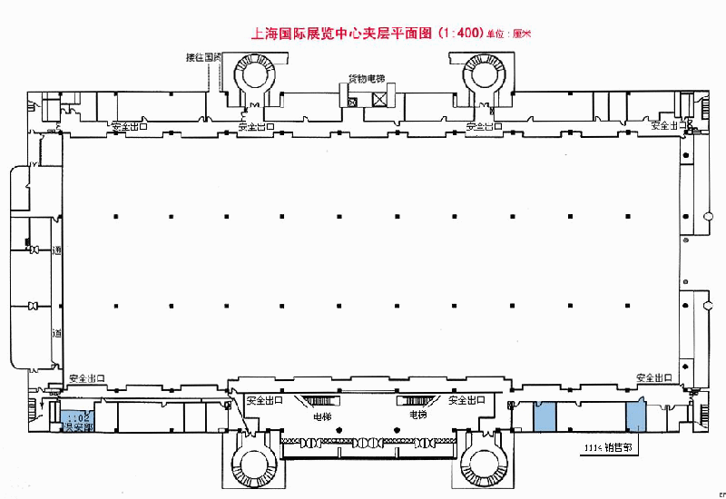 上海國際展覽中心場館圖