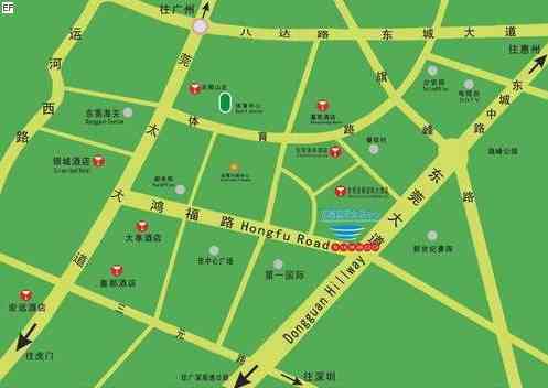 東莞國際會展中心交通圖